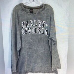Harley-Davidson Gray Long Sleeve Shirt